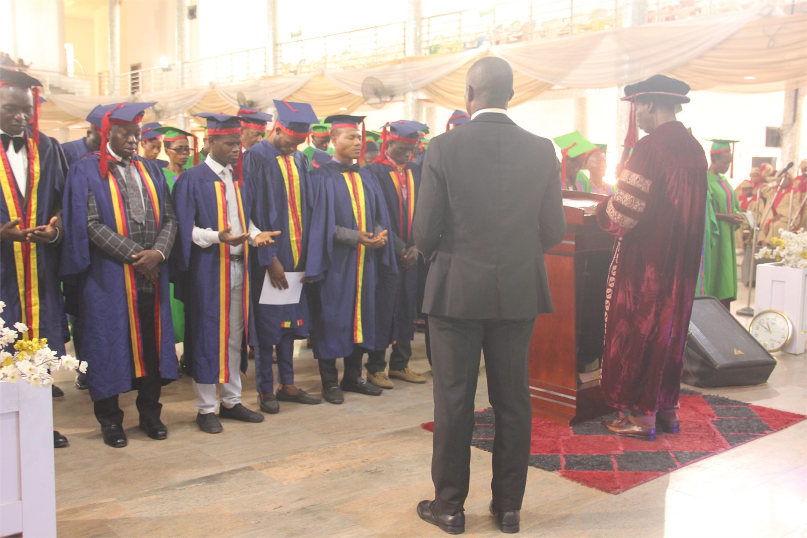 Students in worship and formation